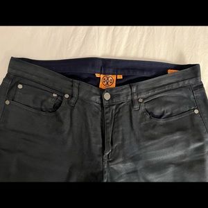 Tory Burch Skinny Denim with Ankle Side Zip Size 32